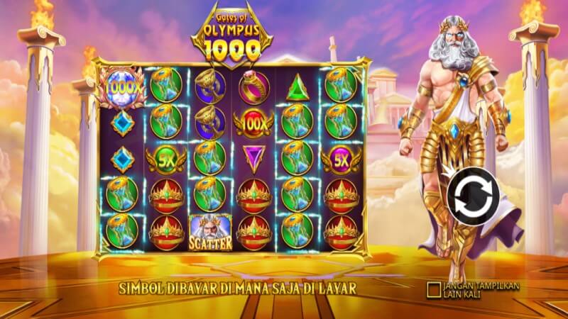 Gates of Olympus Memiliki Volatilitas Tinggi dalam Permainannya 
