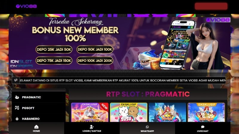 Halaman Situs RTP Slot Vio88
